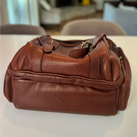 Brown Leather Vintage Backpack